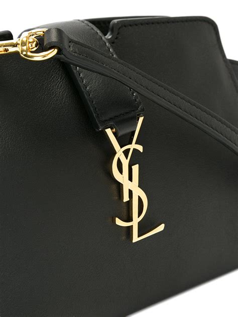 ysl crossbody all black|YSL black crossbody with tassel.